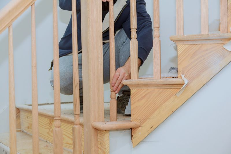 Curved Staircase Installation in Alpharetta, GA